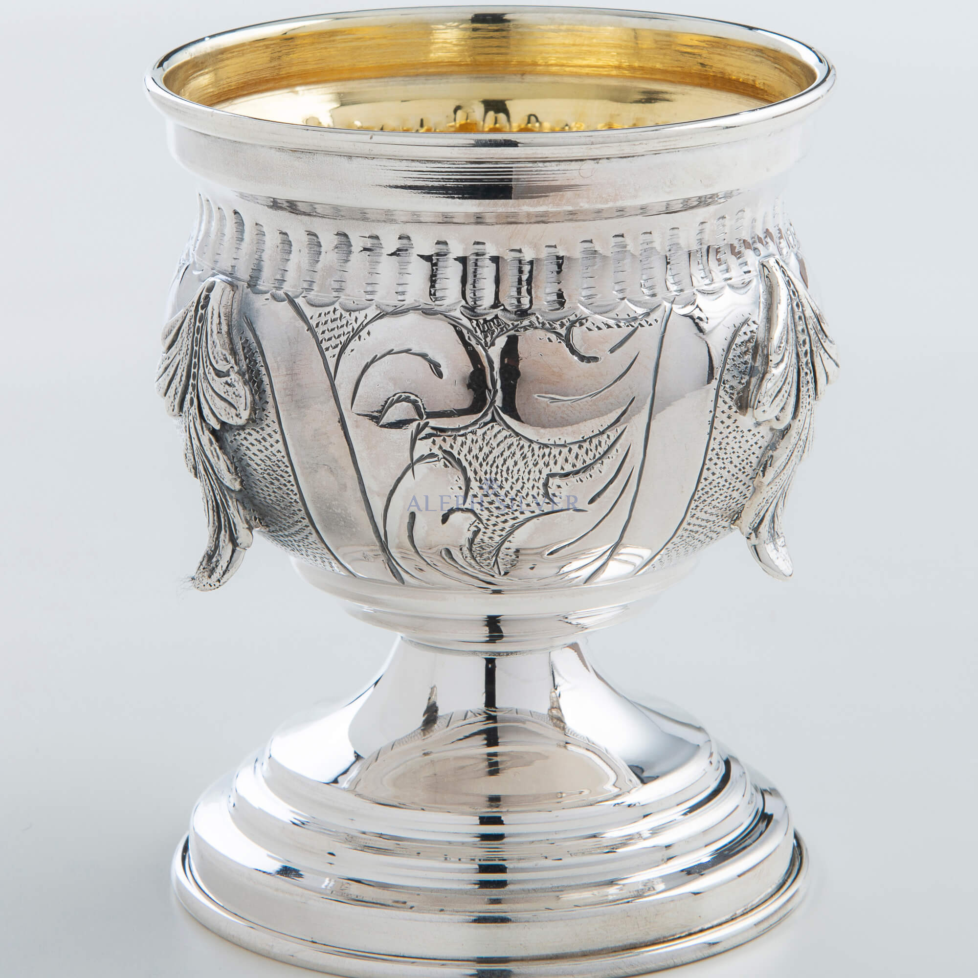 925 Sterling Silver Elegant Handmade Table Salt