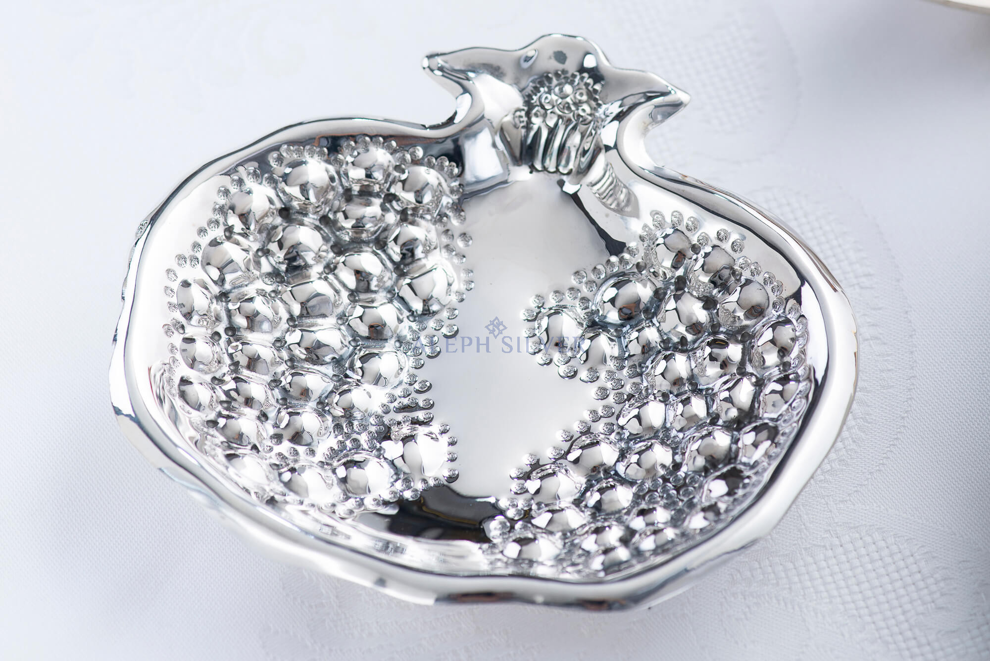 925 Sterling Silver  Pomegranate Shaped Bowl