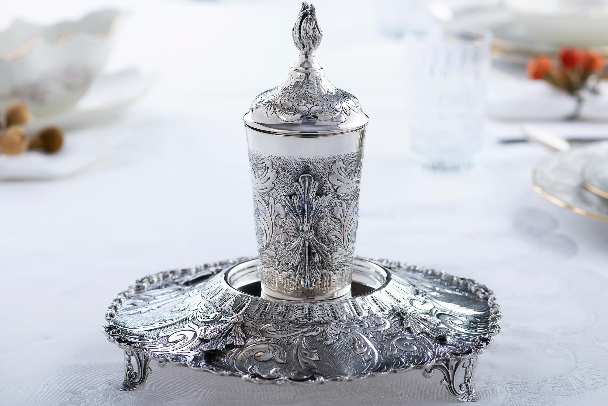 925 Sterling Elegant Handmade Kiddush Cup