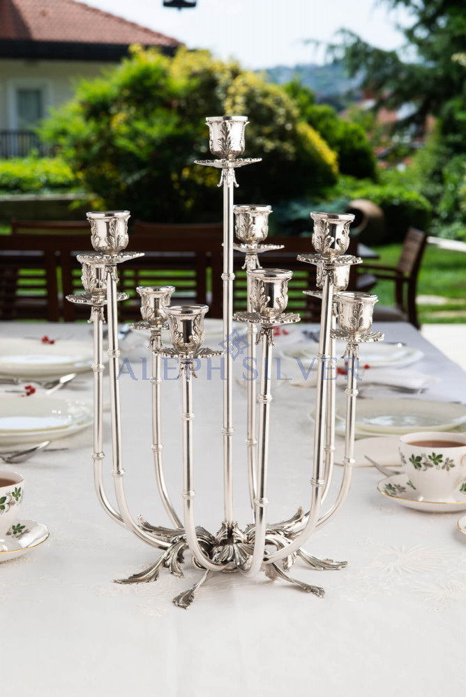 925 Sterling Silver Ten-Arms Candelabra 925 Sterling Silver Ten-Arms Candelabra