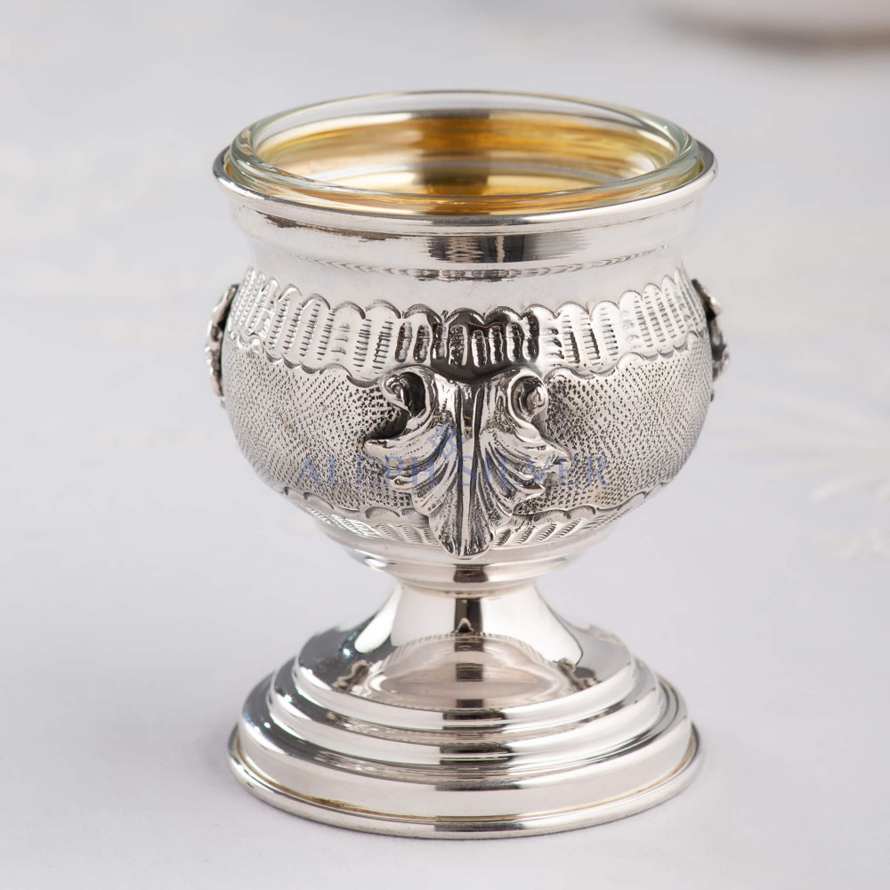 925 Sterling Silver Elegant Handmade Table Salt