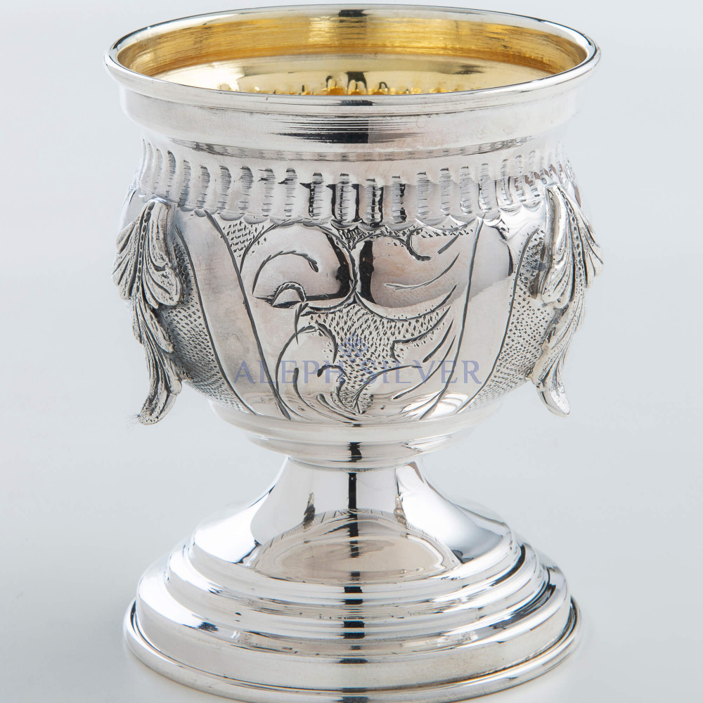 925 Sterling Silver Elegant Handmade Table Salt