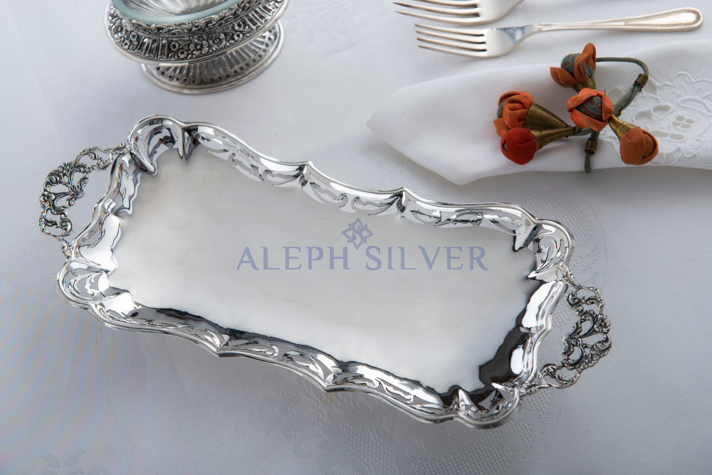 925 Sterling Silver  Elegant Serving Tray