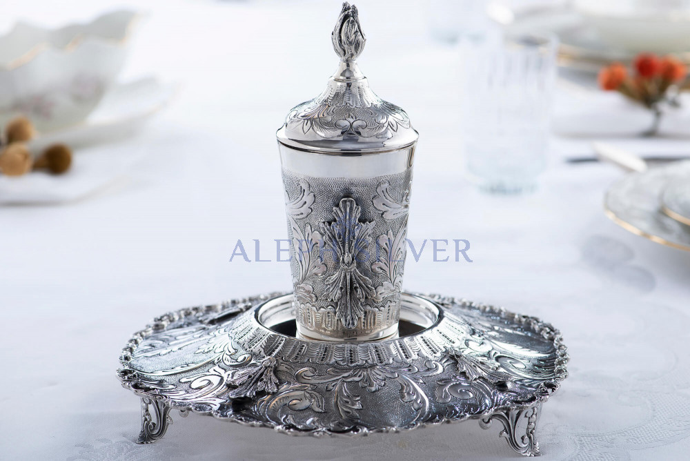 925 Sterling Elegant Handmade Kiddush Cup