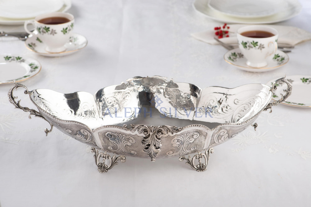 925 Sterling Silver Elegant Serving Bowl 925 Sterling Silver Elegant Serving Bowl