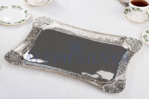 925 Sterling Silver  Elegant Serving Tray 