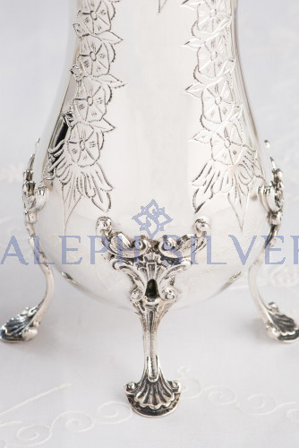 925 Sterling Silver Excellent Design Vase 