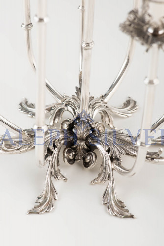 925 Sterling Silver Ten-Arms Candelabra