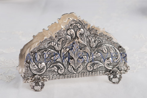 Stunning 925 Sterling Silver  Napkin Holder