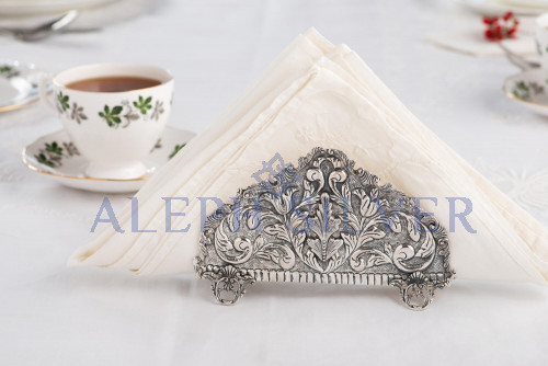 Stunning 925 Sterling Silver  Napkin Holder