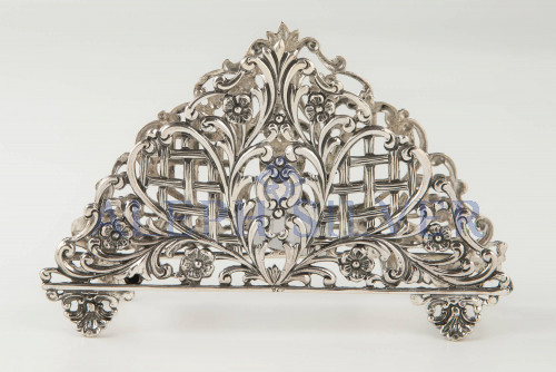 925 Sterling Silver  Elegant Handmade Napkin Holder
