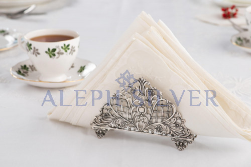 925 Sterling Silver  Elegant Handmade Napkin Holder