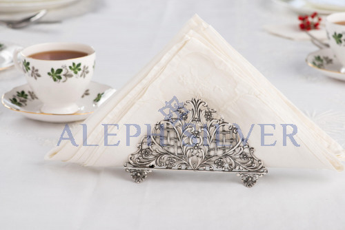 925 Sterling Silver  Elegant Handmade Napkin Holder