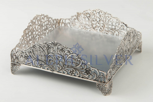 925 Sterling Silver Elegant Handmade Napkin Holder  