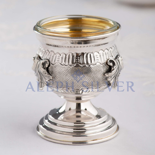 925 Sterling Silver Elegant Handmade Table Salt