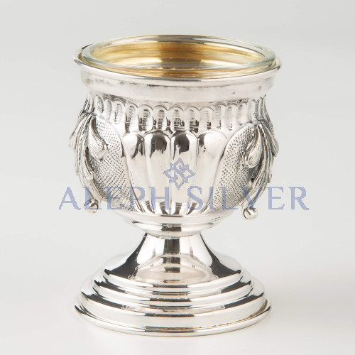 925 Sterling Silver Elegant Handmade Table Salt