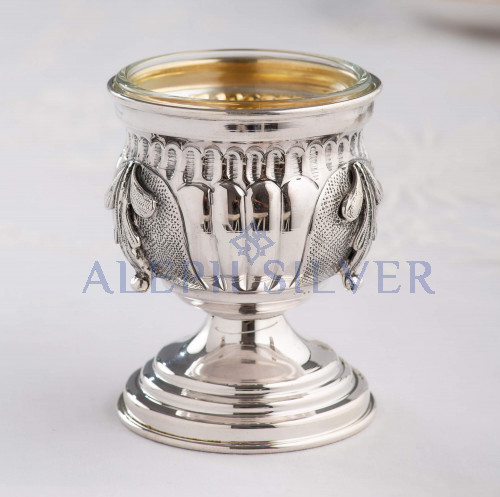 925 Sterling Silver Elegant Handmade Table Salt