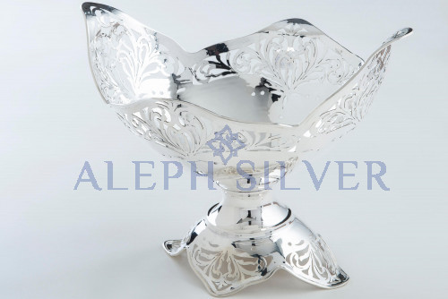 925 Sterling Silver  Pierced  Serving Bowl