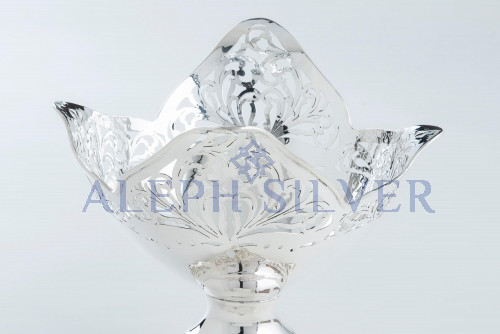 925 Sterling Silver  Pierced  Serving Bowl
