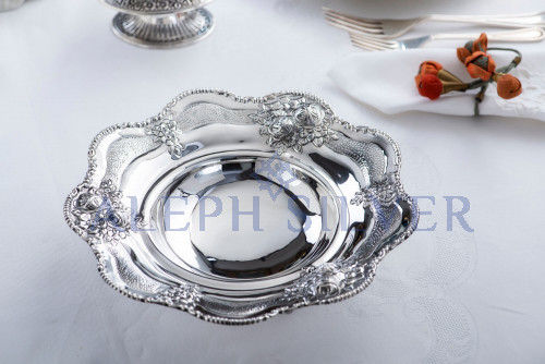 925 Sterling Silver  Elegant Serving Bowl