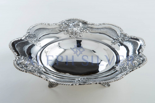 925 Sterling Silver  Elegant Serving Bowl