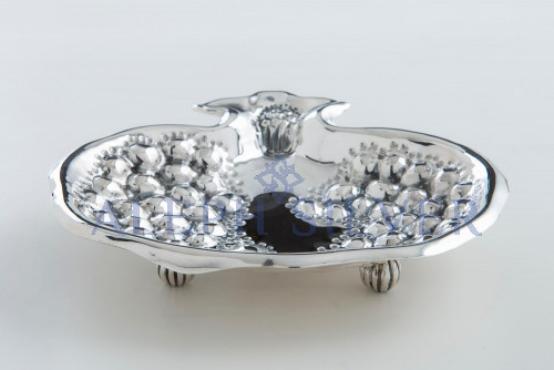 925 Sterling Silver  Pomegranate Shaped Bowl