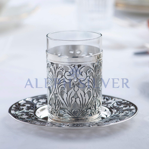 925 Sterling Silver Elegant Handmade Tea Cup 