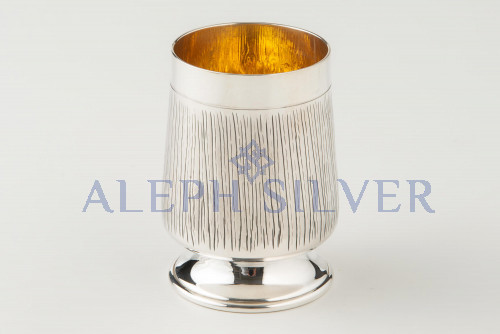925 Sterling Silver Small Elegant Handmade Kiddush Cup