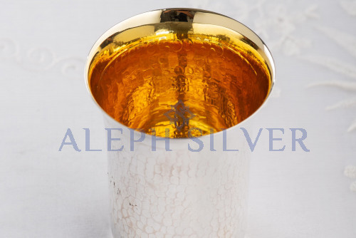 925 Sterling Silver Elegant Handmade Kiddush Cup 