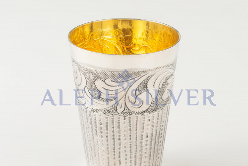 925 Stunning Sterling Silver Handmade Kiddush Cup 