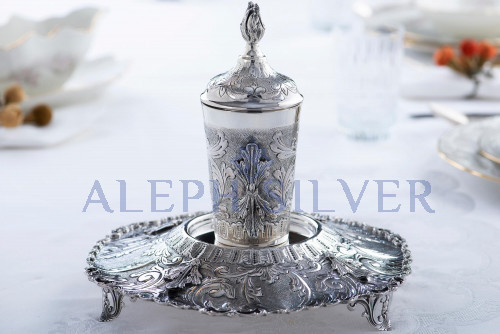 925 Sterling Elegant Handmade Kiddush Cup