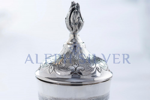 925 Sterling Elegant Handmade Kiddush Cup