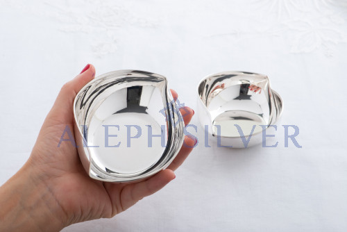 925 Sterling Silver Simple and Elegantly Design Serving Bowl