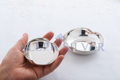 925 Sterling Silver Simple and Elegantly Design Serving Bowl