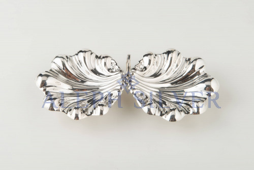Decorative 925 Sterling Silver Sea Shell Bowl 