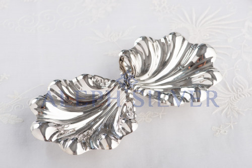 Decorative 925 Sterling Silver Sea Shell Bowl 