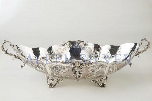 925 Sterling Silver Elegant Serving Bowl