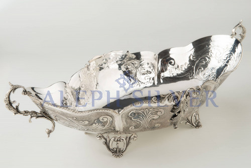 925 Sterling Silver Elegant Serving Bowl