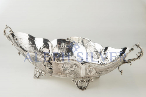 925 Sterling Silver Elegant Serving Bowl